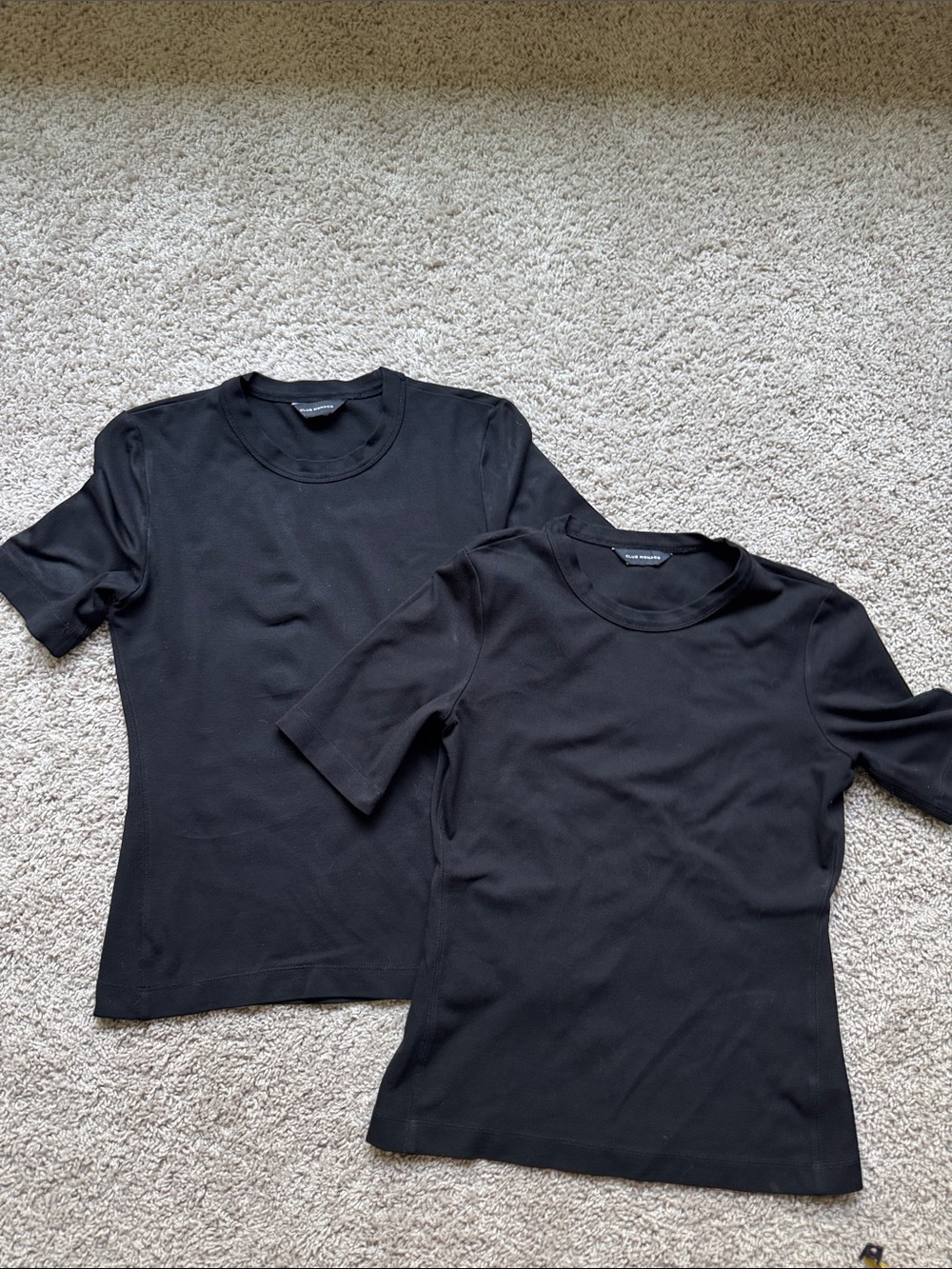 Club Monaco perfect tee black bundle
